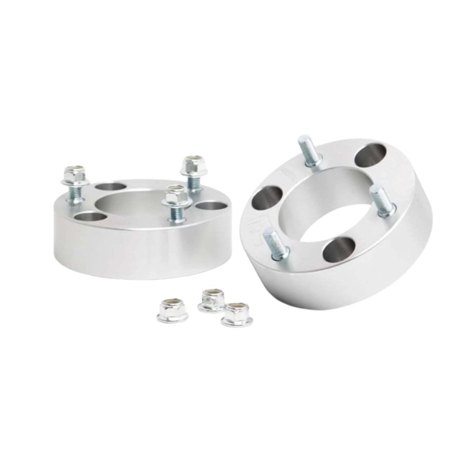 Rough Country Silver 2.5" Front Leveling Kit Strut Spacers 2005+ Nissan Frontier or Xterra | High Road Suspension
