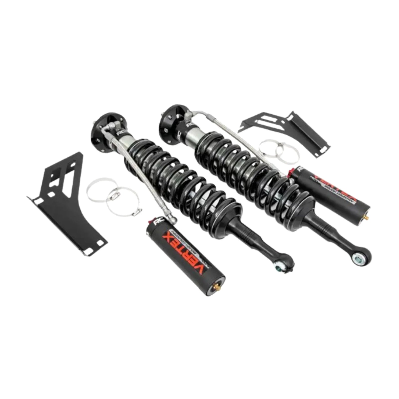 Rough Country Vertex External Reservoir Coilovers W/Dampening Adjustment Knobs, Toyota 4Runner or Lexus GX460 | High Road Suspension