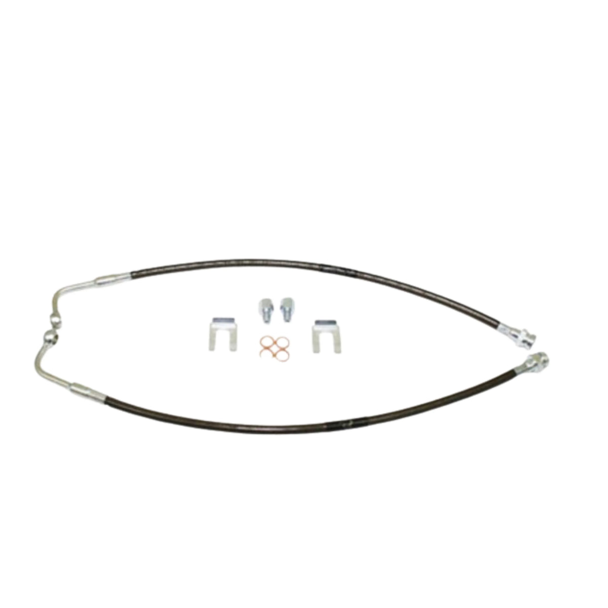 Front Steel Braided Brake Lines | Stock Length For 0-3” Lift | Nissan Titan, Nissan Armada or QX | High Road Suspension