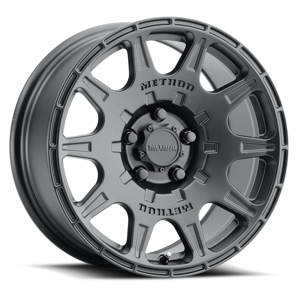 Method Wheels | Rally | 502 | Matte Black | 17x8 | 5x4.5 | 38 Offset | 6.10" BS