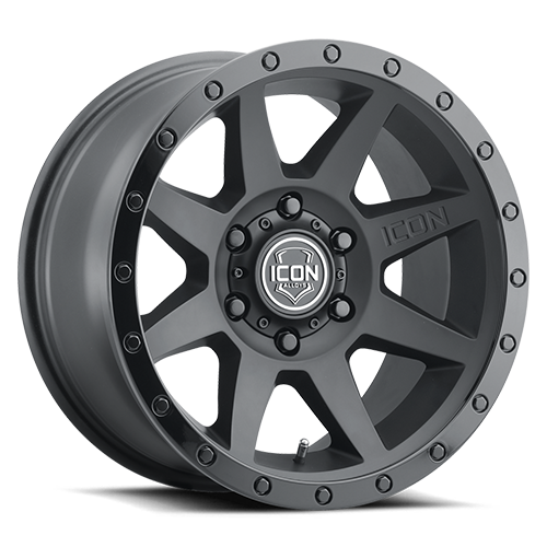 ICON ALLOYS | Rebound | Double Black | 20 x 9 | 6 x 5.5 | 0 Offset | 5" BS