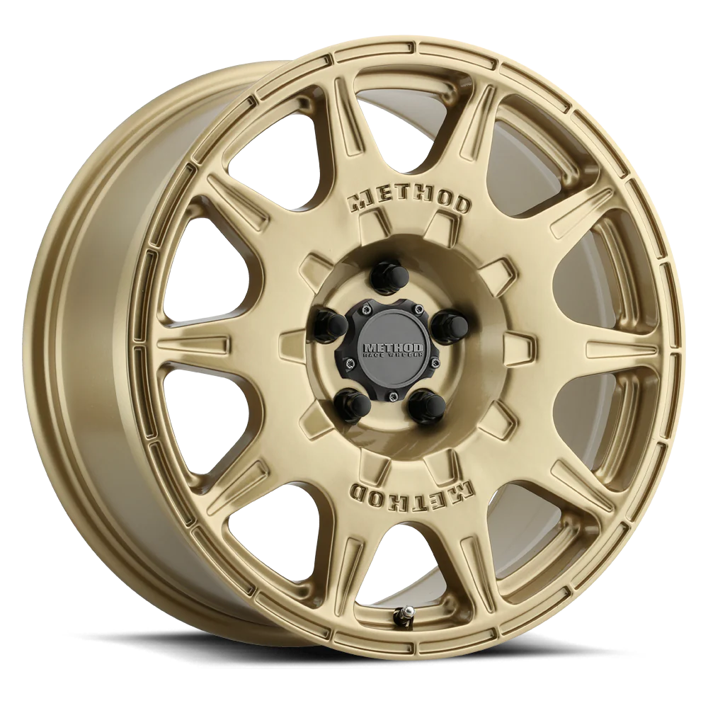 Method Wheels | Rally | 502 | Gold | 17x8 | 5x4.5 | 38 Offset | 6.10" BS