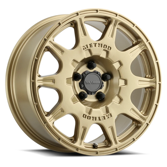 Method Wheels | Rally | 502 | Gold | 17x8 | 5x4.5 | 38 Offset | 6.10" BS