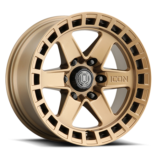 ICON ALLOYS | Raider | Satin Brass | 17x8.5 | 6x5.5 | 0 Offset | 4.75" BS